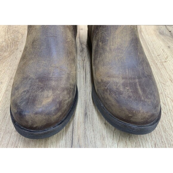 Clarks Demi 2 Beat Ankle Boots Women's 6.5 M Dark Tan Brown Slip On 13713 - Picture 6 of 16